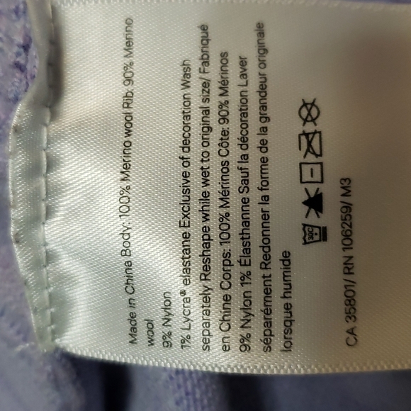 Lululemon athletica sweaters lululemon sit in lotus wrap il 100% merino wool. - Picture 6 of 15